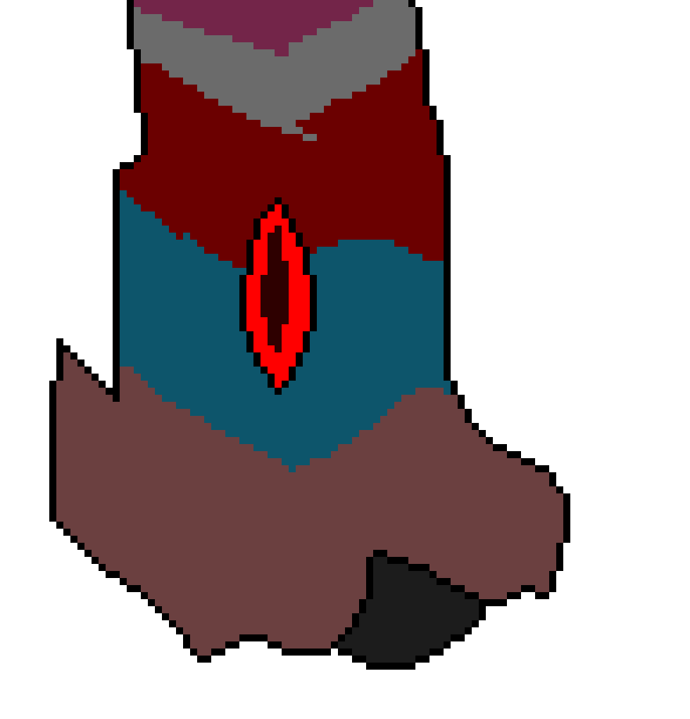 [a2471d] *the tower sits in its position, with the giant eye on it staying still.*