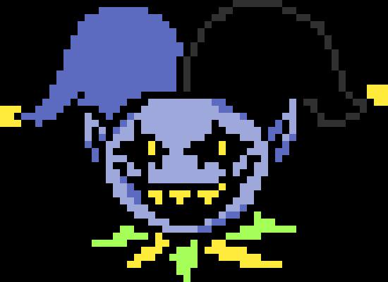 A simple Jevil head