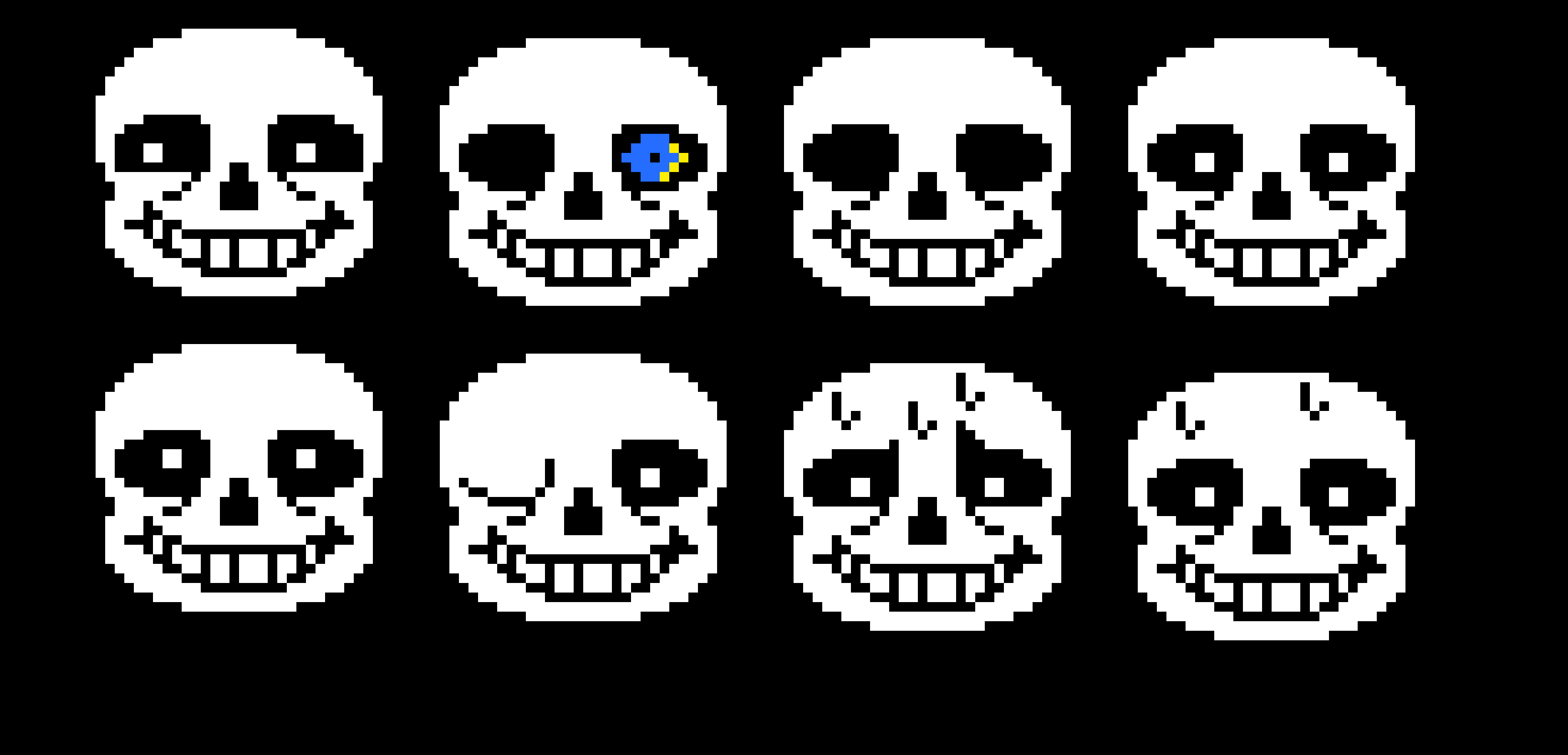 Sans facial expressions part 1