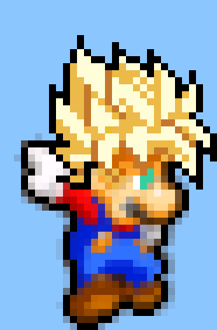 [4560b5] ssj mario before land sprite