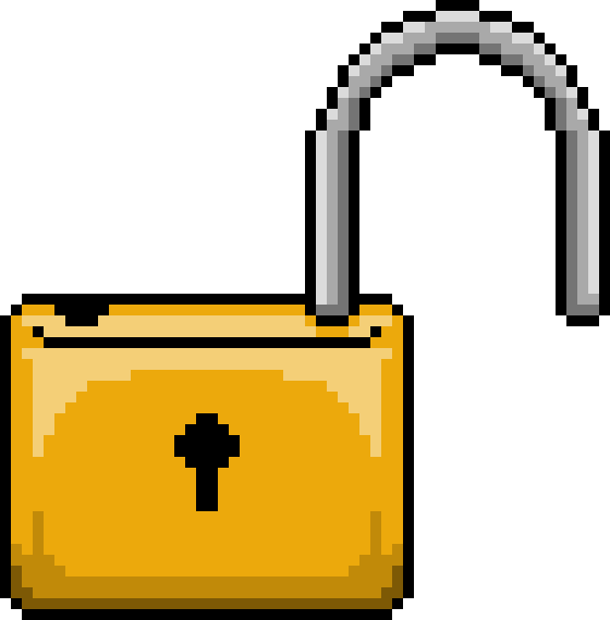 [9664c4] Padlock (Unlocked)