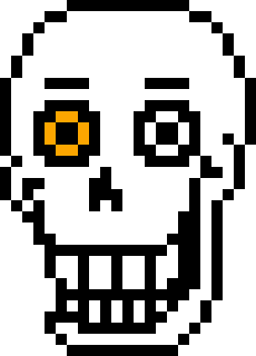 [7f620b] Underswap Papyrushead 5-OrangeEye
