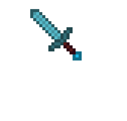 [9664c4] Minecraft Diamond Sword