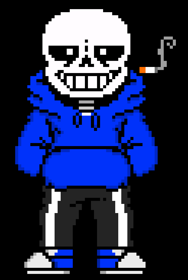 Here it is, sorry it took so long, the hood was kinda difficult lol anyways this is KS!Swapswap Sans