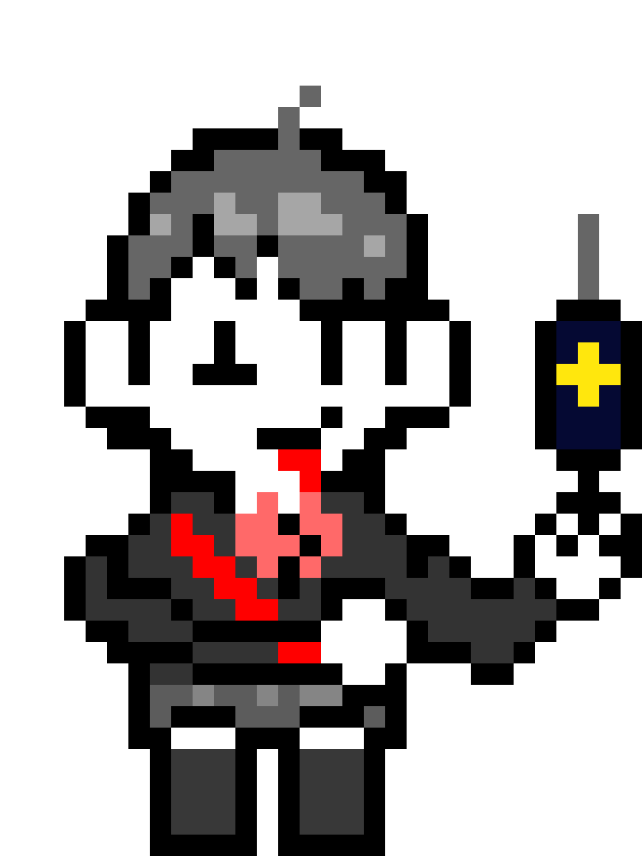 me in undertale battle sprite dead determined