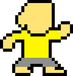 [9664c4] 8BitCharacterWalkingYellowTSA