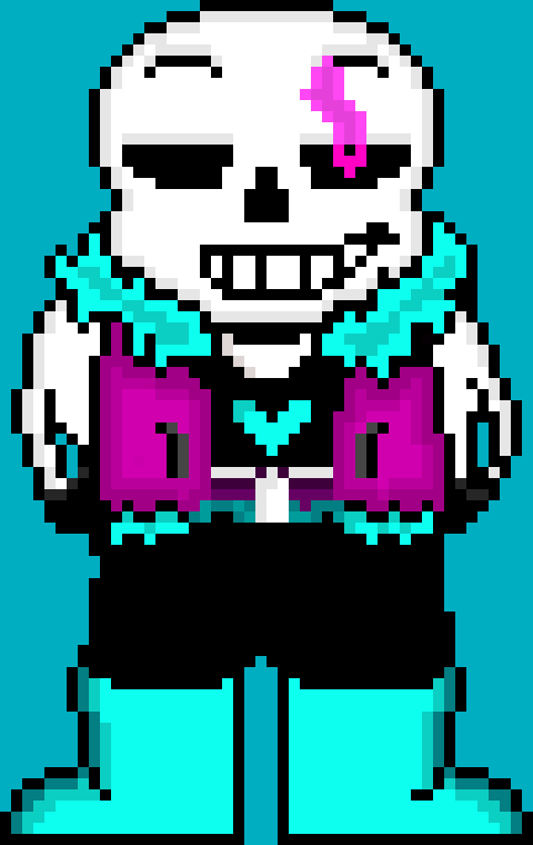 [9664c4] UL Sans battle sprite V2 frame three