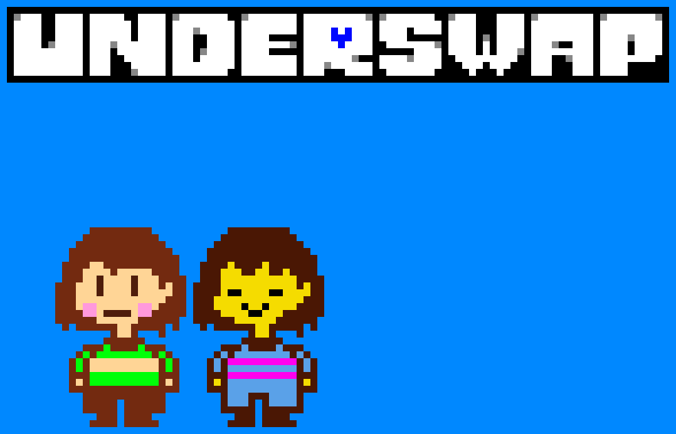 UnderSwap Chara and Frisk