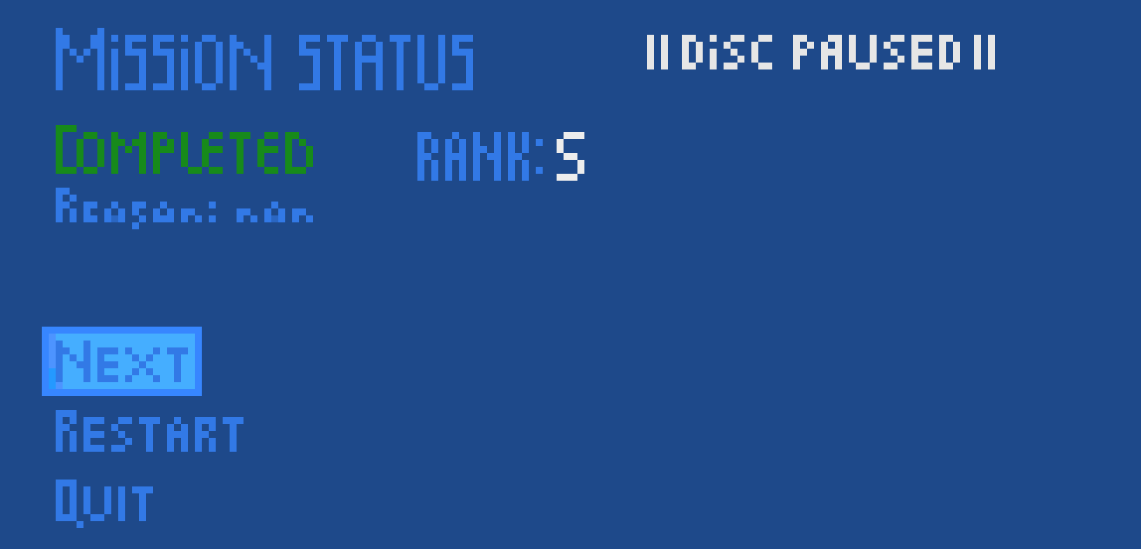 Blood Crew 3 Mission complete screen