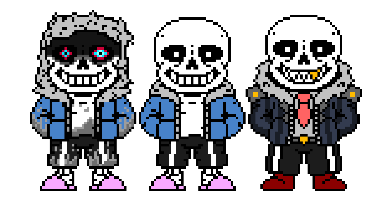 Dusttale sans, Undertale sans and Primus