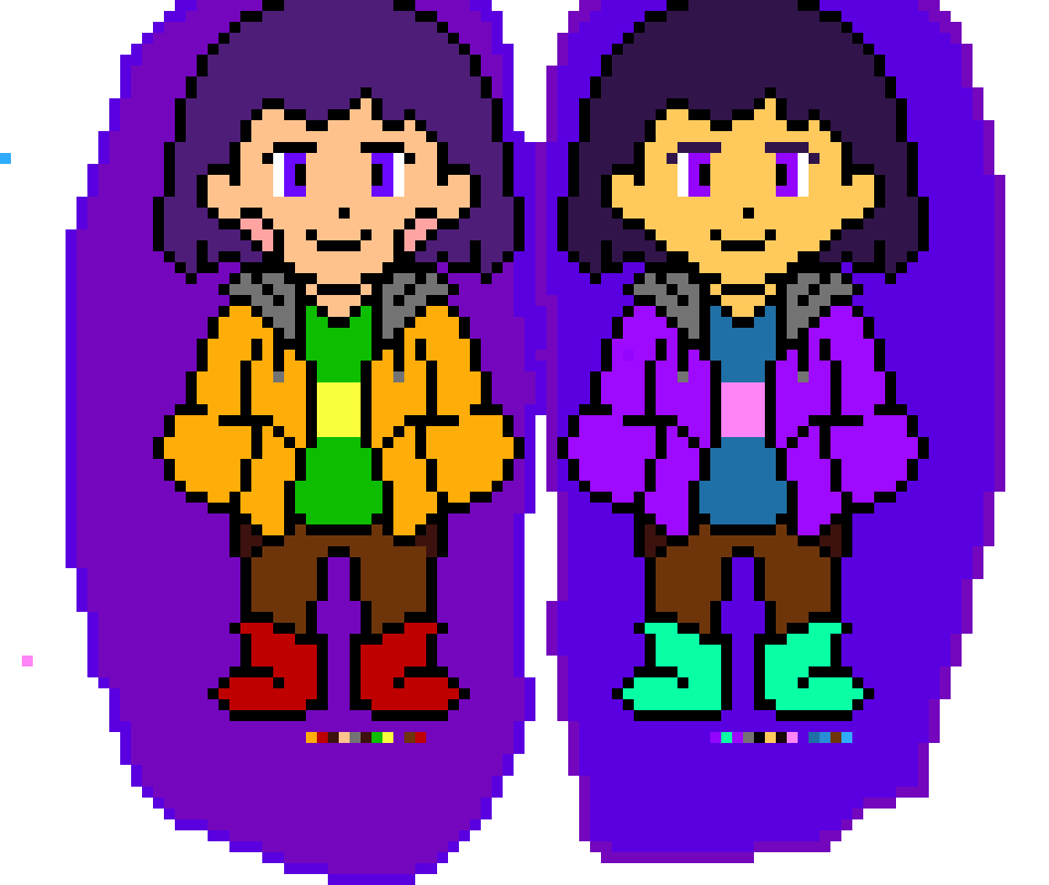 [d982cc] Undertale what if Infinity Ultron went into Undertale Chara And Frisk Magic Forms