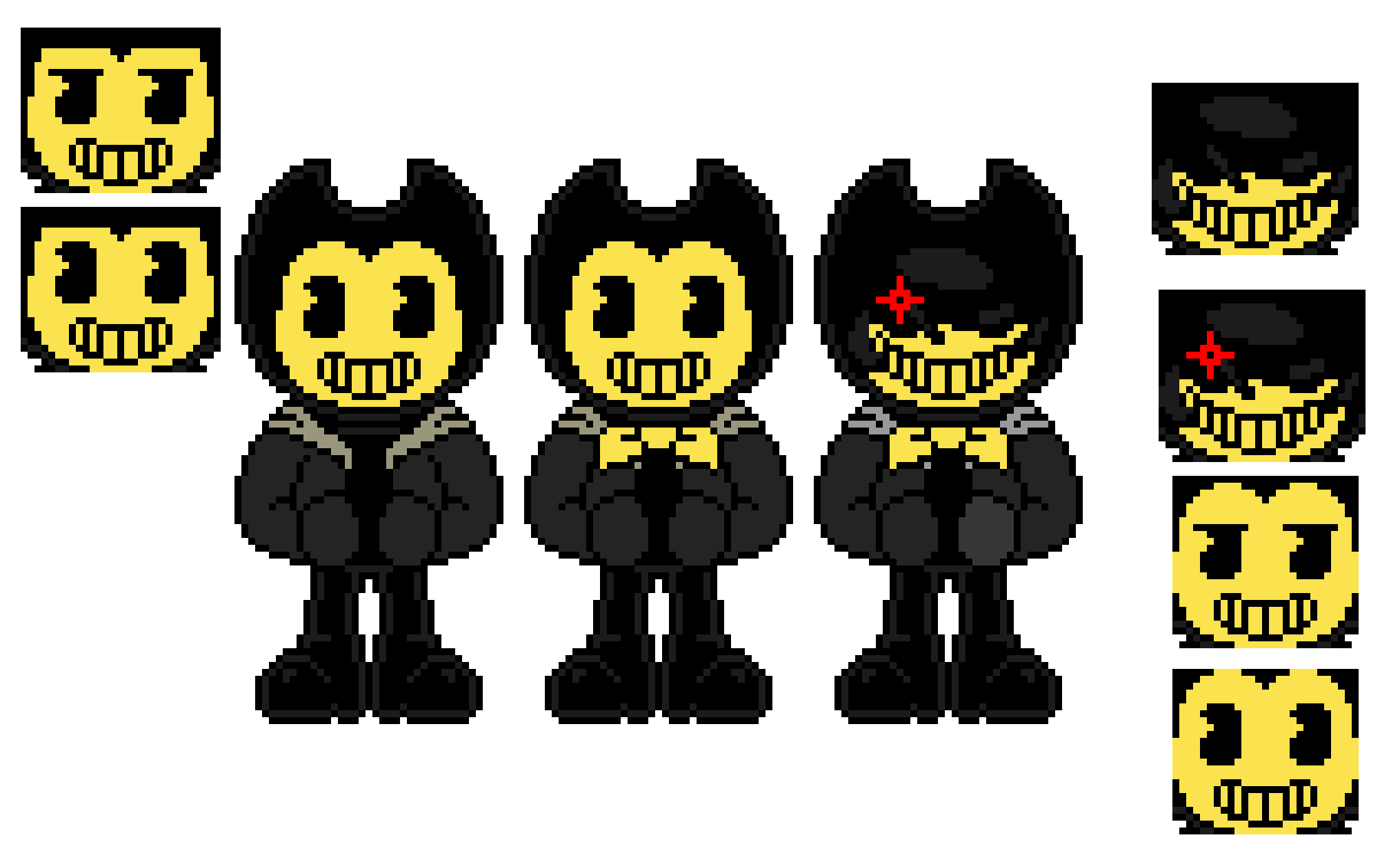 [0f5524] Here is my sprite sheet for indietale bendy