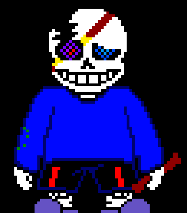 [d959ff] OW!! *summons 35 giant red bones over them* DIE!!! *slams down*