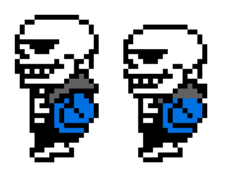 [2a5535] UnderTale - Sans Walking Sprite Sheet