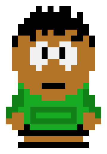 [c3137c] My friend in South Park pixel sprite
