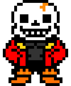 [65a2ce] Flamez!Sans Sprite (Overworld)