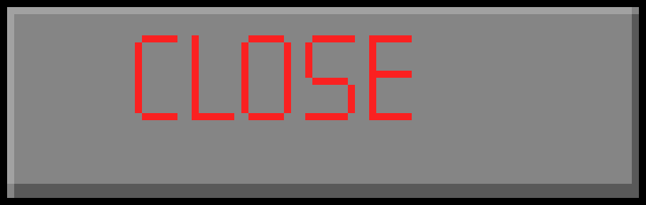 [70dae7] Minecraft Close Red Button