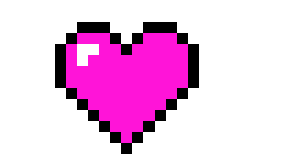 [d8d363] sky blue heart pixel
