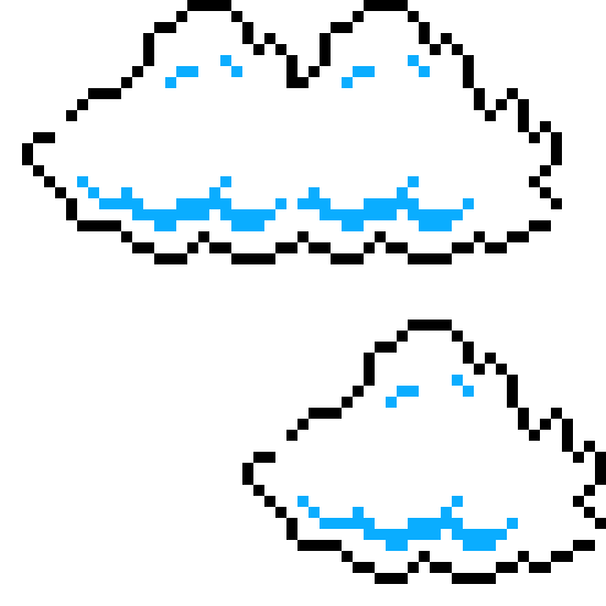 Super Mario Bros Cloud Sprites