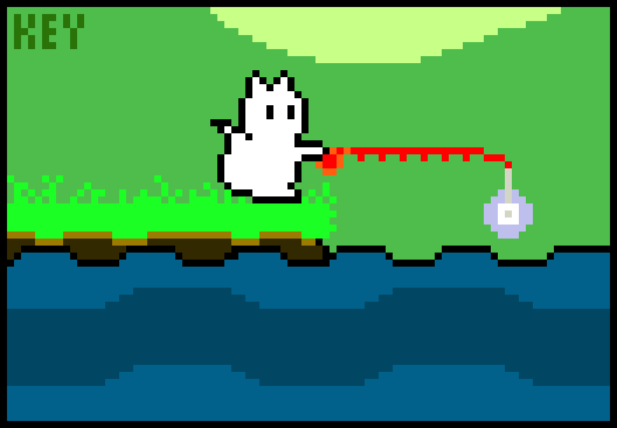 [9664c4] When a Cat Goes Fishing