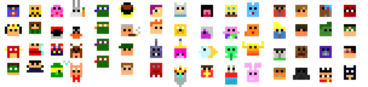 5x5 faces