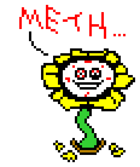 [55019f] Meth Head Flowey