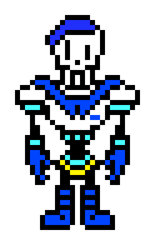 [9664c4] Papyrus Overworld Sprite Youtubetale (DanTDM)