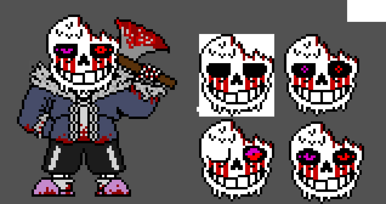 [e8cb42] Terror Sans Phase 1 but with other face expressions