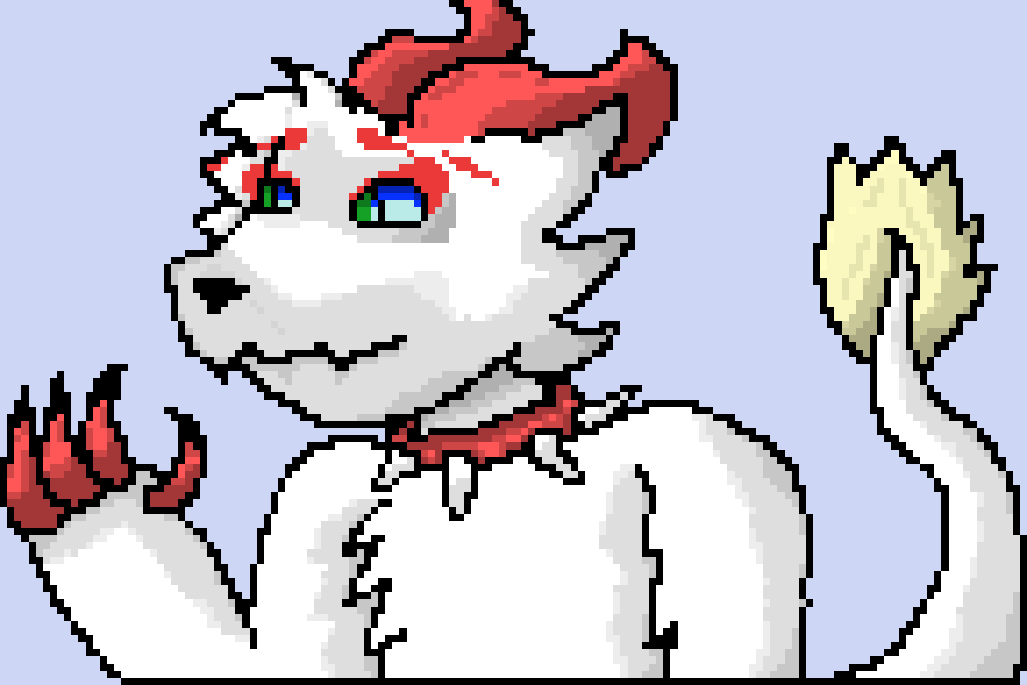 [95be89] Mimic Terrie : Stellar [Kitsune] | It`s a joke, and really he`s mimicking, his own "Kitsune Stellar", form anyway...