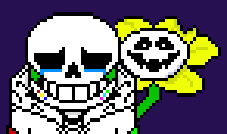 [00fc8a] *flowey makes Multi catch it* Flowey: I can easily find another freak like him to use