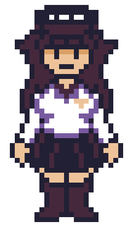 Tried making a security outfit for Annastor. Since she's the protagonist for my FNAF fan game-
