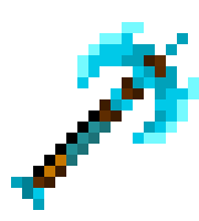 [73830a] Freezing double bladed axe