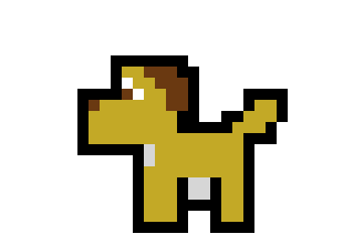 [d7d6b4] Pixel Baby From the Lucky Show