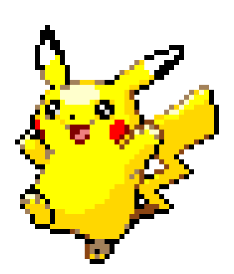 Pikachu pixel art