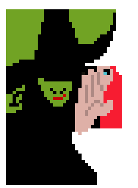 [1070ed] Wicked- Glinda and Elphaba