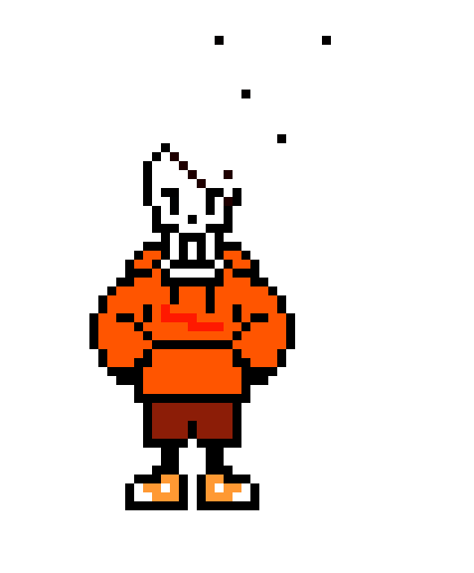 Underswap Papyrus hit