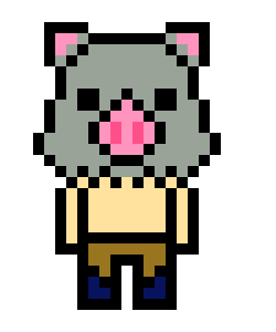 [88e87d] inosuke sprite