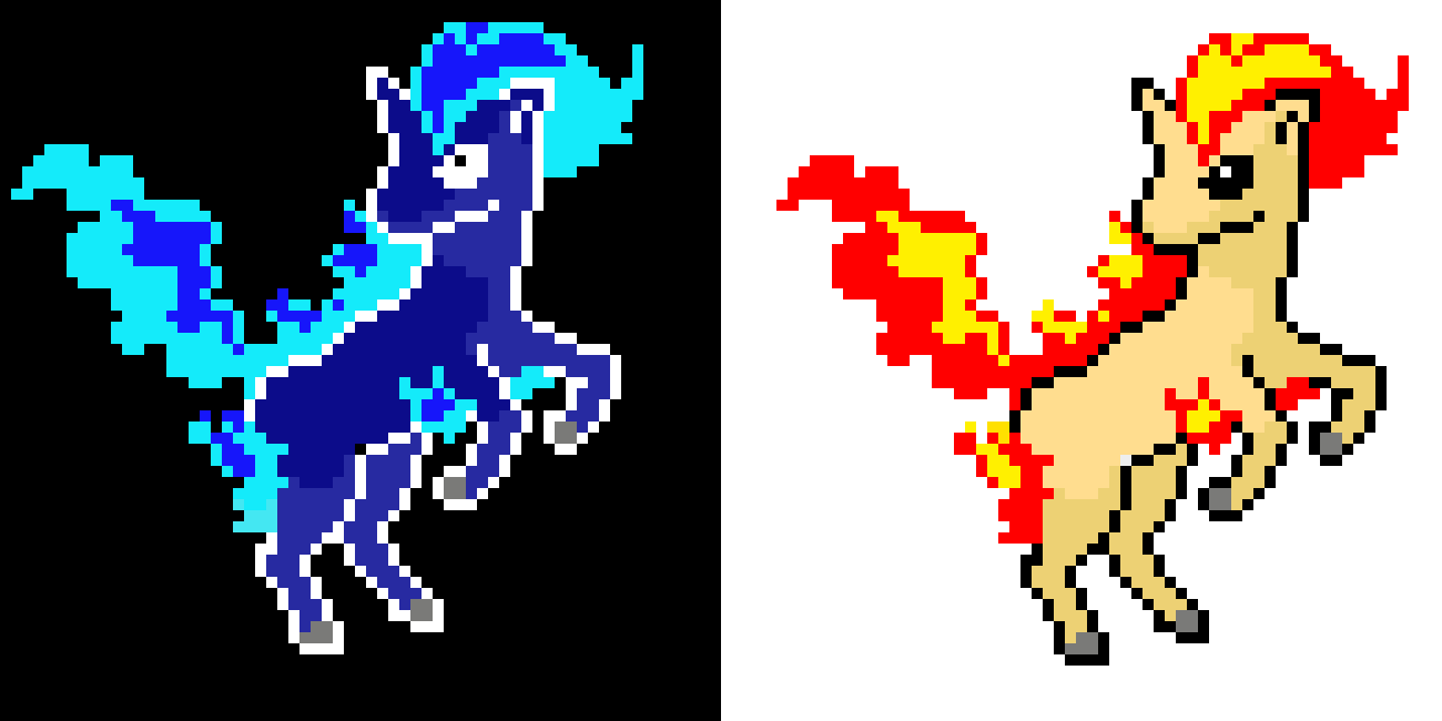 Ponyta (put in high contrast)