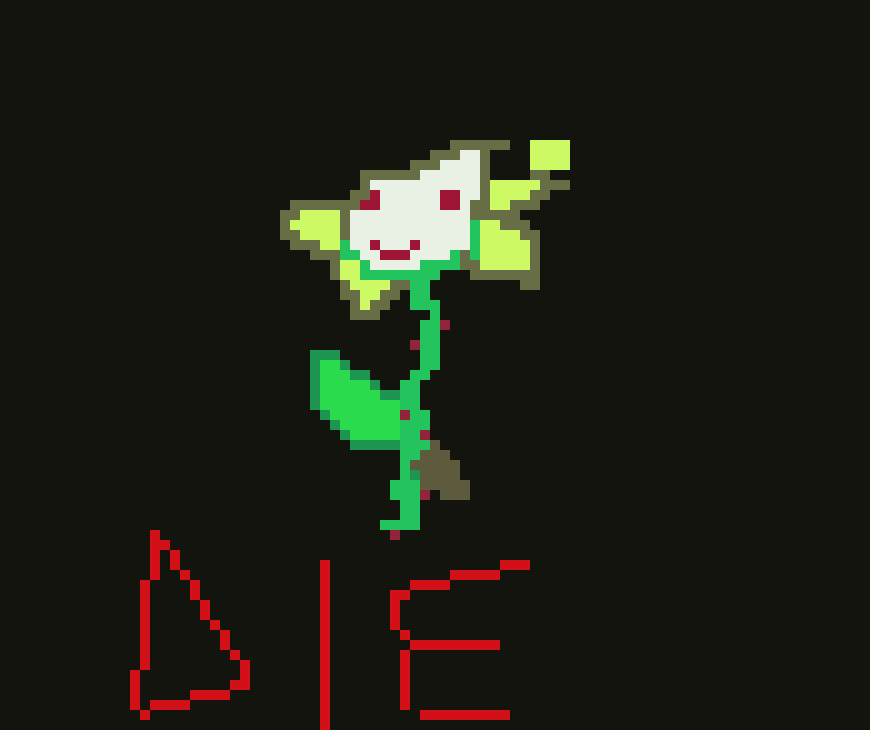 [9664c4] Glitched flowey