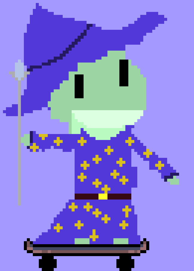 [ff008d] todd the wizard (with skateboard)