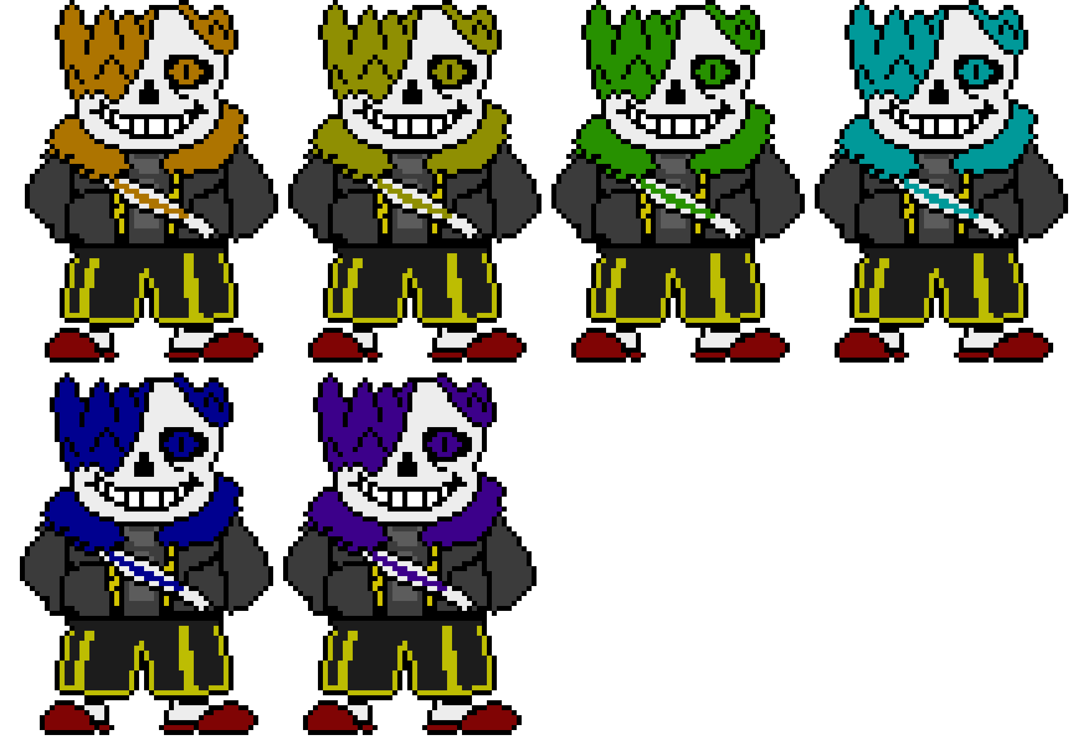 [9664c4] OtherFell Sans Battle Sprites