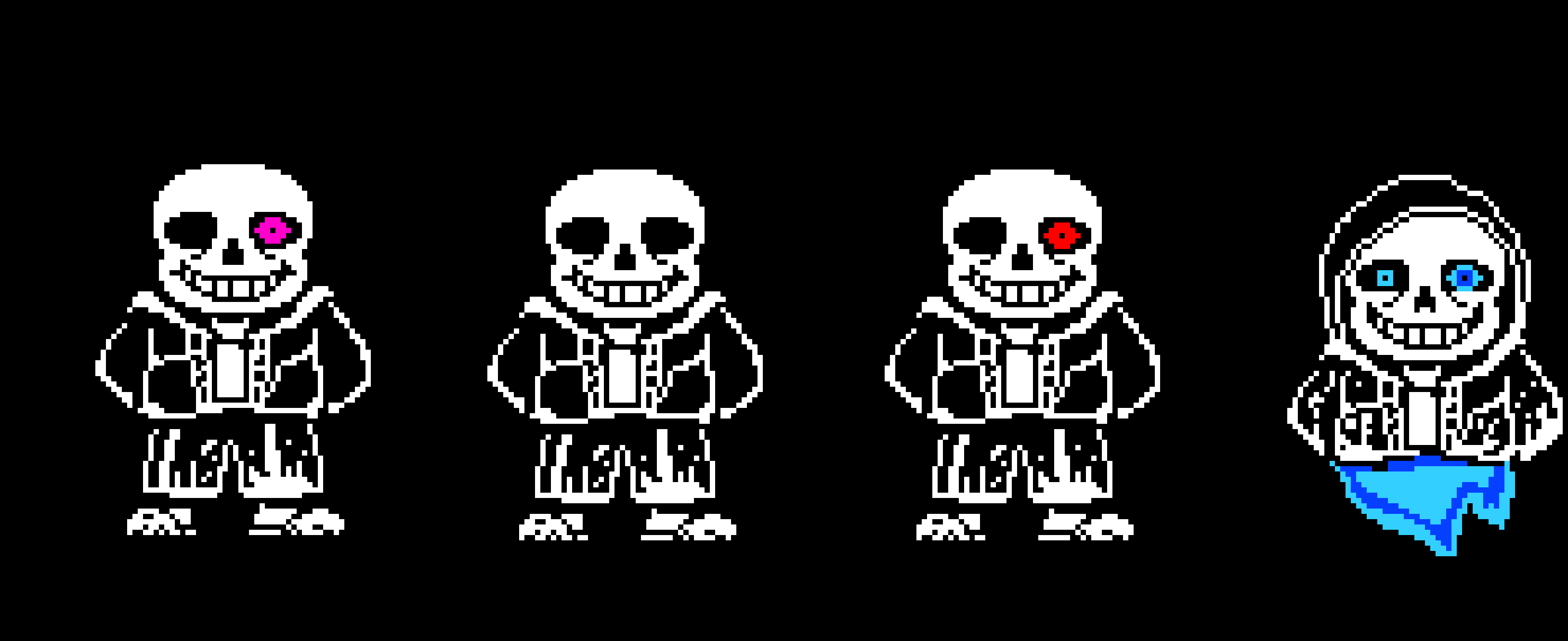 [845fcd] Dustbelief Sans *Dead and alive* Sprites