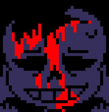 [7ce906] *(Demented appears next to KC.) -HorrorTale Sans