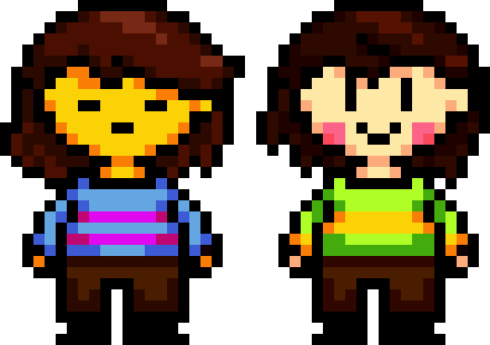 [7708a8] Frisk and Chara