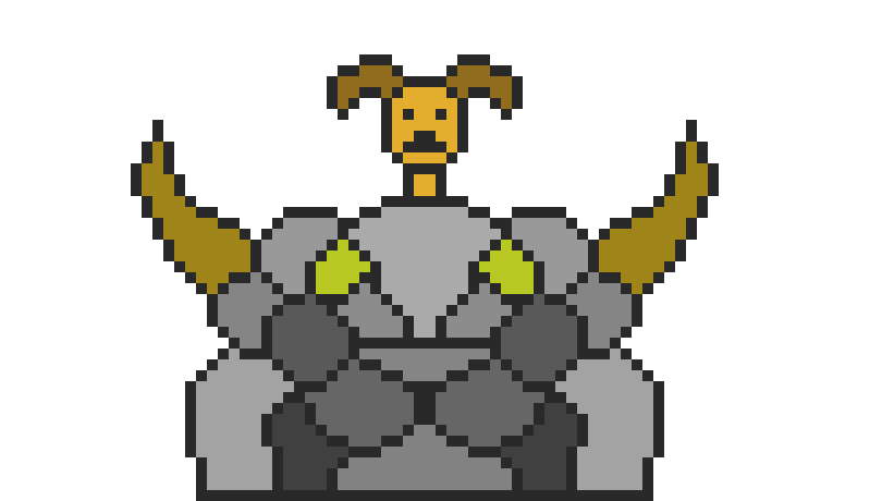 [9664c4] Dog Riding Rock Golem