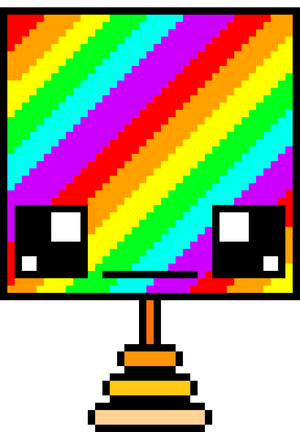 [366373] Cute Geometry Dash Icon!