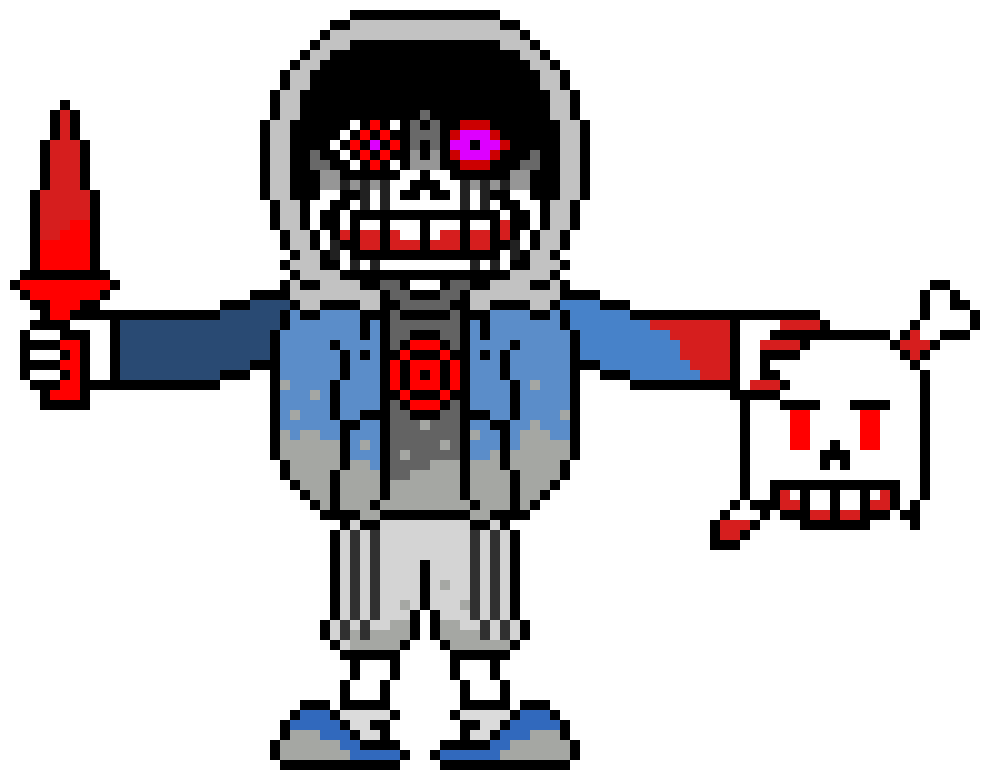 [d6b045] Satsujinki Sans: When i come back I'm Holding Jacob's head next time *Tps to gaster*