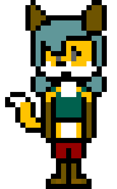[6877d4] I made Anna, but edited her as my sprite