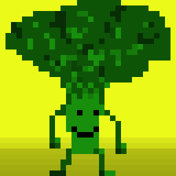 [9664c4] Broccoli pixel art study #3