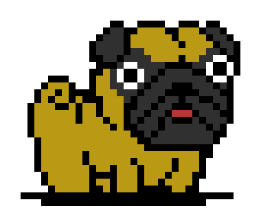 [9664c4] Pug Pixel Art